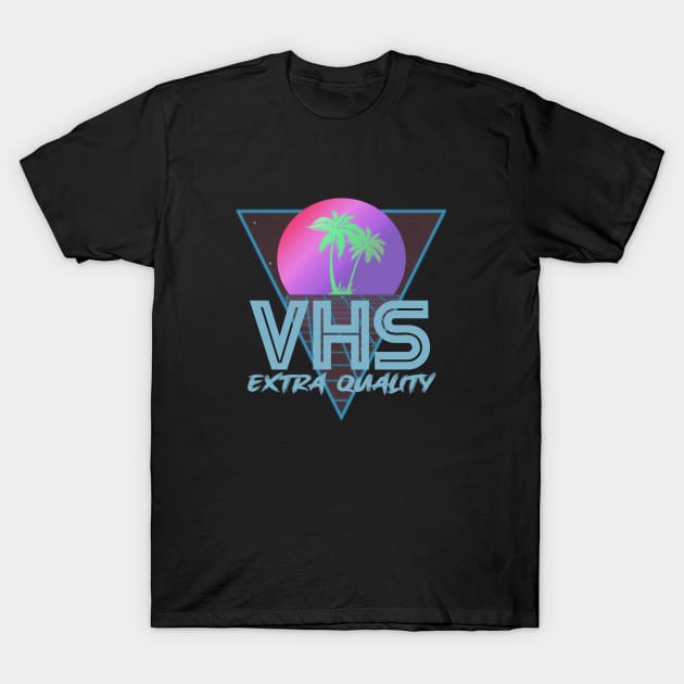 VHS "Extra Quality" #6 T-Shirt by RickTurner